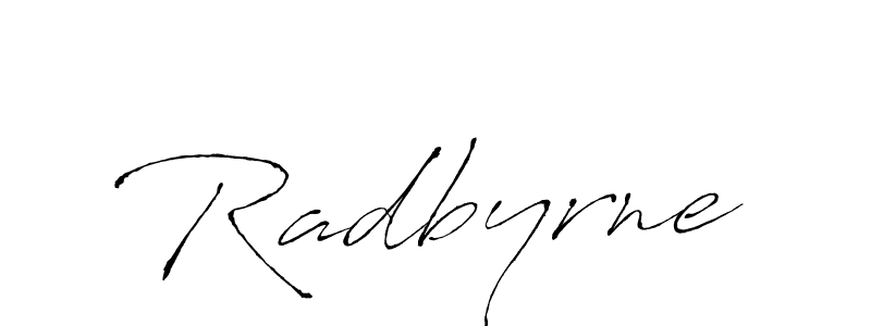 How to make Radbyrne signature? Antro_Vectra is a professional autograph style. Create handwritten signature for Radbyrne name. Radbyrne signature style 6 images and pictures png