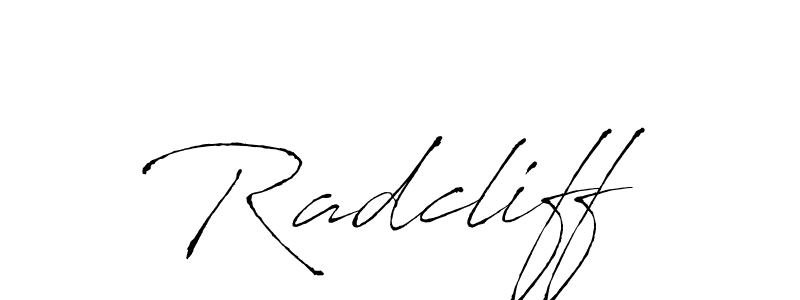 How to make Radcliff signature? Antro_Vectra is a professional autograph style. Create handwritten signature for Radcliff name. Radcliff signature style 6 images and pictures png