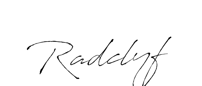 Best and Professional Signature Style for Radclyf. Antro_Vectra Best Signature Style Collection. Radclyf signature style 6 images and pictures png