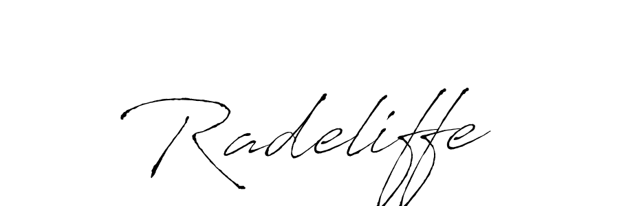 Radeliffe stylish signature style. Best Handwritten Sign (Antro_Vectra) for my name. Handwritten Signature Collection Ideas for my name Radeliffe. Radeliffe signature style 6 images and pictures png