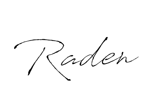 Antro_Vectra is a professional signature style that is perfect for those who want to add a touch of class to their signature. It is also a great choice for those who want to make their signature more unique. Get Raden name to fancy signature for free. Raden signature style 6 images and pictures png