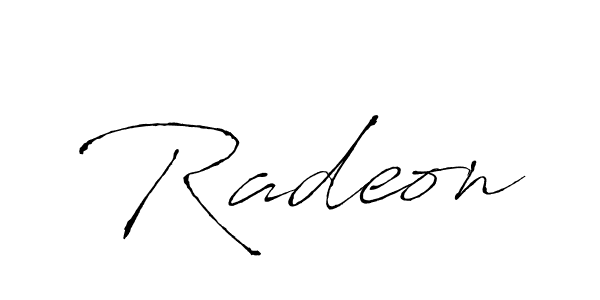 How to Draw Radeon signature style? Antro_Vectra is a latest design signature styles for name Radeon. Radeon signature style 6 images and pictures png