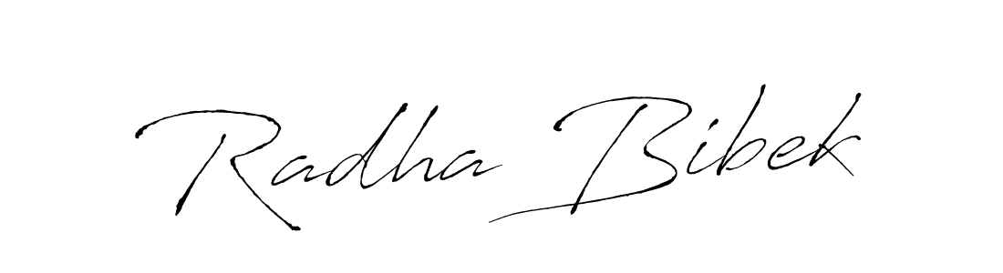 How to make Radha Bibek signature? Antro_Vectra is a professional autograph style. Create handwritten signature for Radha Bibek name. Radha Bibek signature style 6 images and pictures png