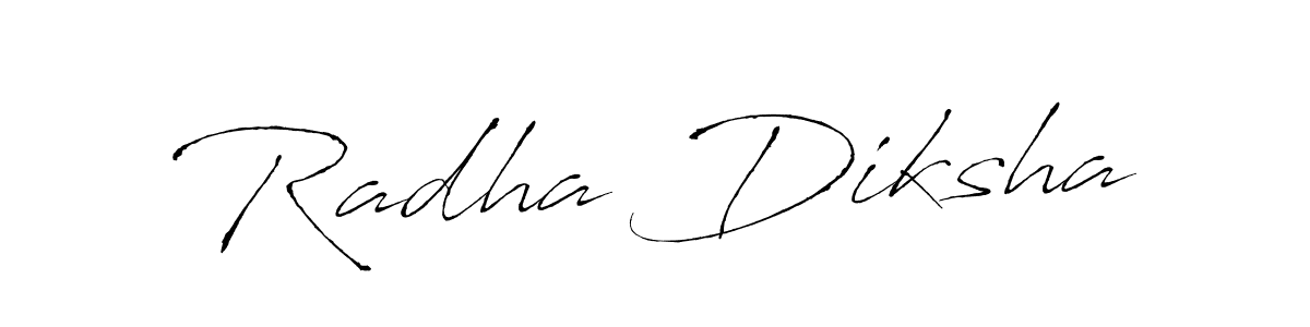 It looks lik you need a new signature style for name Radha Diksha. Design unique handwritten (Antro_Vectra) signature with our free signature maker in just a few clicks. Radha Diksha signature style 6 images and pictures png