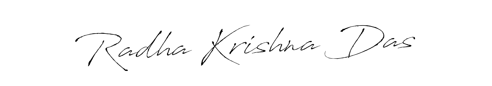 How to make Radha Krishna Das name signature. Use Antro_Vectra style for creating short signs online. This is the latest handwritten sign. Radha Krishna Das signature style 6 images and pictures png