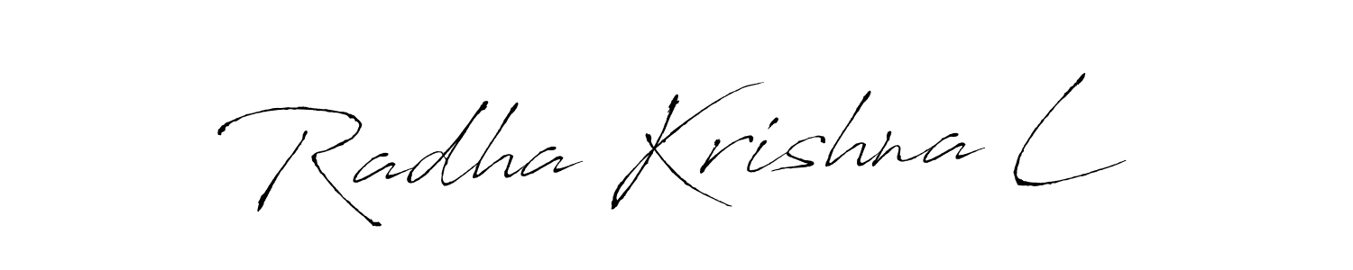 Check out images of Autograph of Radha Krishna L name. Actor Radha Krishna L Signature Style. Antro_Vectra is a professional sign style online. Radha Krishna L signature style 6 images and pictures png