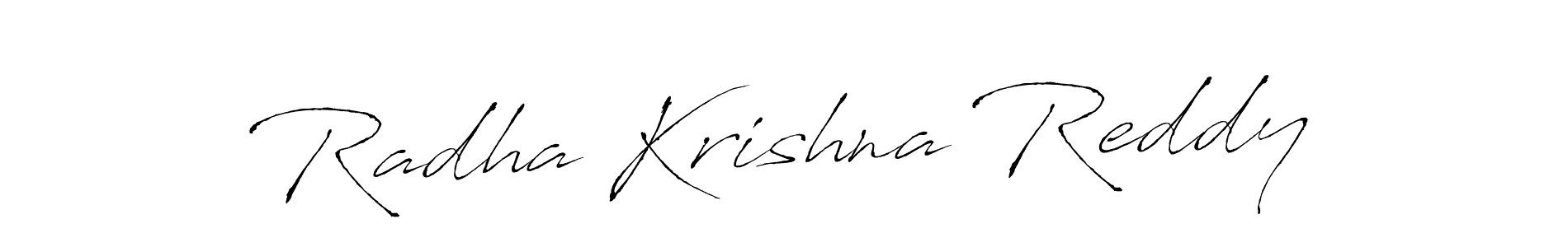 Design your own signature with our free online signature maker. With this signature software, you can create a handwritten (Antro_Vectra) signature for name Radha Krishna Reddy. Radha Krishna Reddy signature style 6 images and pictures png
