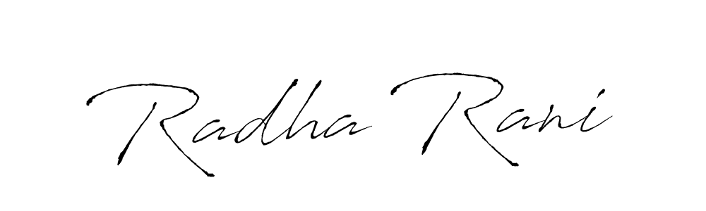 Make a beautiful signature design for name Radha Rani. With this signature (Antro_Vectra) style, you can create a handwritten signature for free. Radha Rani signature style 6 images and pictures png