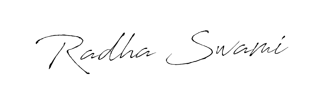 Make a beautiful signature design for name Radha Swami. With this signature (Antro_Vectra) style, you can create a handwritten signature for free. Radha Swami signature style 6 images and pictures png