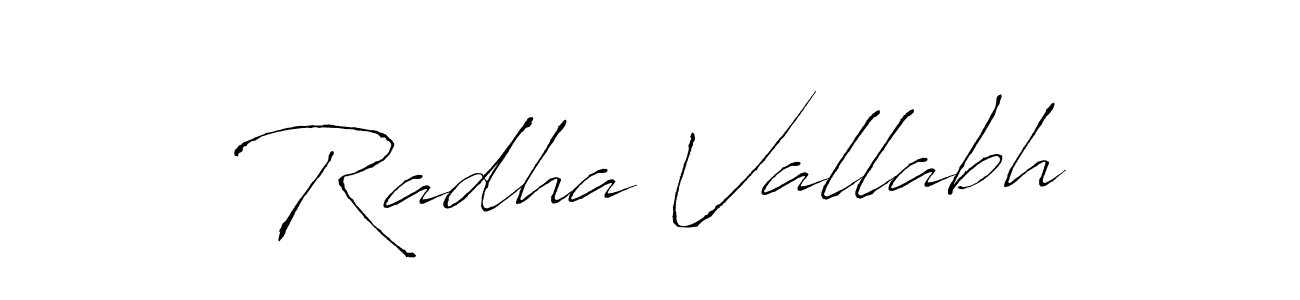 Also we have Radha Vallabh name is the best signature style. Create professional handwritten signature collection using Antro_Vectra autograph style. Radha Vallabh signature style 6 images and pictures png