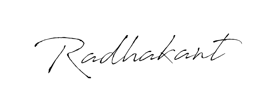 How to make Radhakant signature? Antro_Vectra is a professional autograph style. Create handwritten signature for Radhakant name. Radhakant signature style 6 images and pictures png