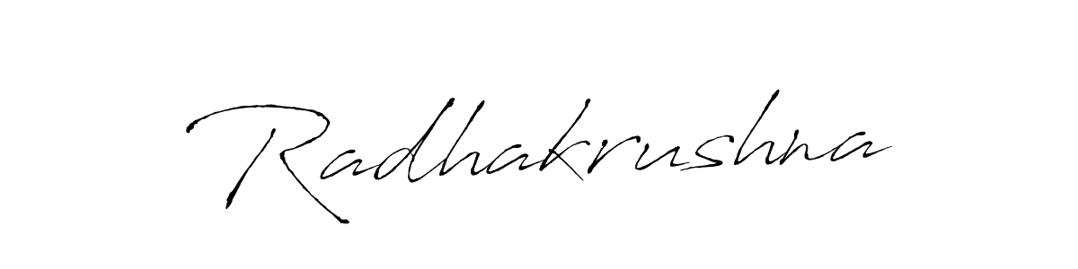 Use a signature maker to create a handwritten signature online. With this signature software, you can design (Antro_Vectra) your own signature for name Radhakrushna. Radhakrushna signature style 6 images and pictures png