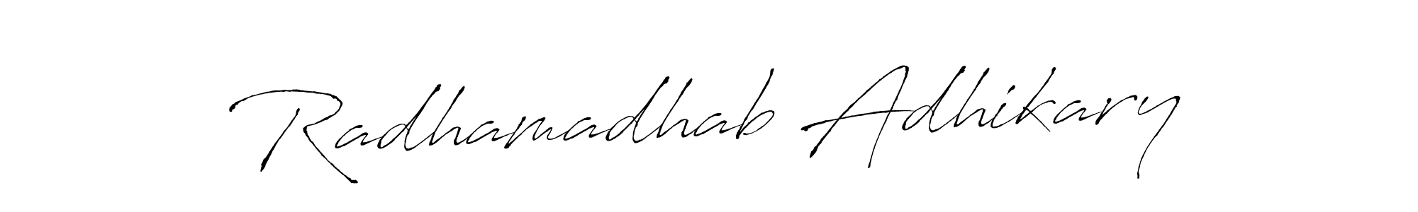 Similarly Antro_Vectra is the best handwritten signature design. Signature creator online .You can use it as an online autograph creator for name Radhamadhab Adhikary. Radhamadhab Adhikary signature style 6 images and pictures png