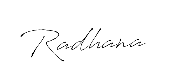 How to make Radhana name signature. Use Antro_Vectra style for creating short signs online. This is the latest handwritten sign. Radhana signature style 6 images and pictures png