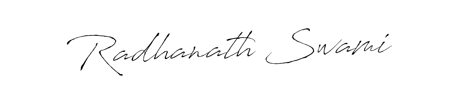 Antro_Vectra is a professional signature style that is perfect for those who want to add a touch of class to their signature. It is also a great choice for those who want to make their signature more unique. Get Radhanath Swami name to fancy signature for free. Radhanath Swami signature style 6 images and pictures png