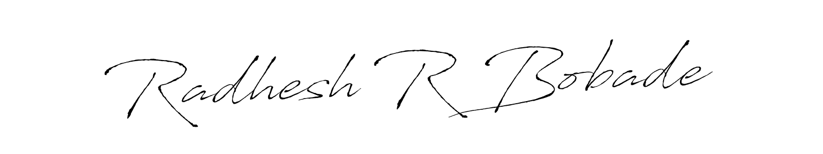 if you are searching for the best signature style for your name Radhesh R Bobade. so please give up your signature search. here we have designed multiple signature styles  using Antro_Vectra. Radhesh R Bobade signature style 6 images and pictures png