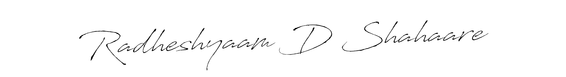 Once you've used our free online signature maker to create your best signature Antro_Vectra style, it's time to enjoy all of the benefits that Radheshyaam D Shahaare name signing documents. Radheshyaam D Shahaare signature style 6 images and pictures png