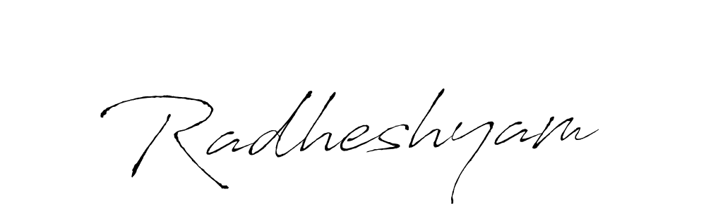 Make a beautiful signature design for name Radheshyam. With this signature (Antro_Vectra) style, you can create a handwritten signature for free. Radheshyam signature style 6 images and pictures png