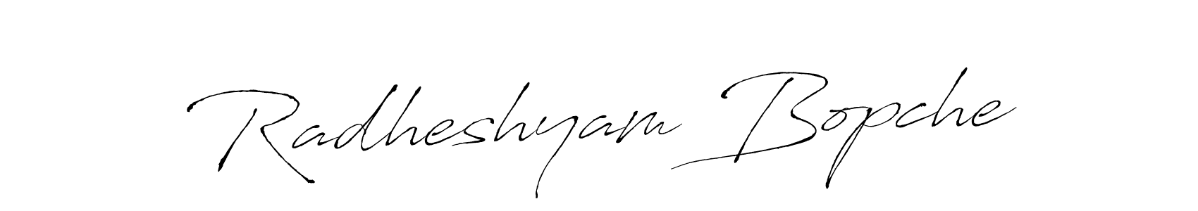 if you are searching for the best signature style for your name Radheshyam Bopche. so please give up your signature search. here we have designed multiple signature styles  using Antro_Vectra. Radheshyam Bopche signature style 6 images and pictures png