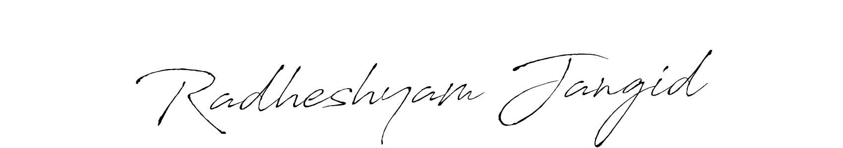 Make a short Radheshyam Jangid signature style. Manage your documents anywhere anytime using Antro_Vectra. Create and add eSignatures, submit forms, share and send files easily. Radheshyam Jangid signature style 6 images and pictures png