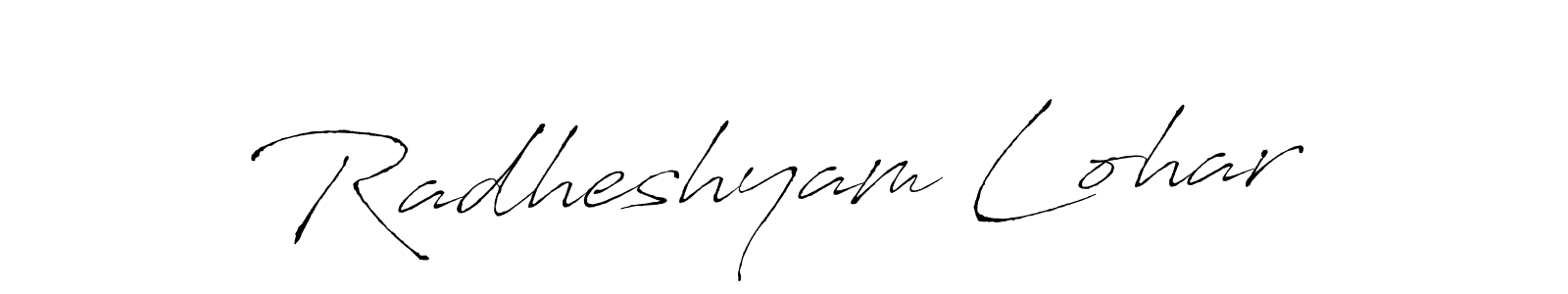 Also You can easily find your signature by using the search form. We will create Radheshyam Lohar name handwritten signature images for you free of cost using Antro_Vectra sign style. Radheshyam Lohar signature style 6 images and pictures png