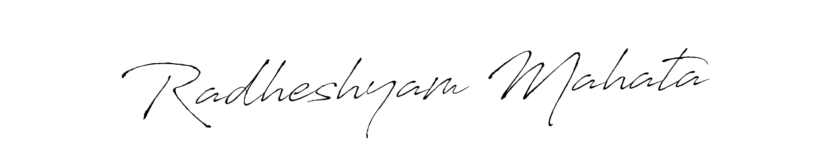 Radheshyam Mahata stylish signature style. Best Handwritten Sign (Antro_Vectra) for my name. Handwritten Signature Collection Ideas for my name Radheshyam Mahata. Radheshyam Mahata signature style 6 images and pictures png