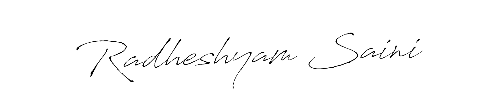 You can use this online signature creator to create a handwritten signature for the name Radheshyam Saini. This is the best online autograph maker. Radheshyam Saini signature style 6 images and pictures png