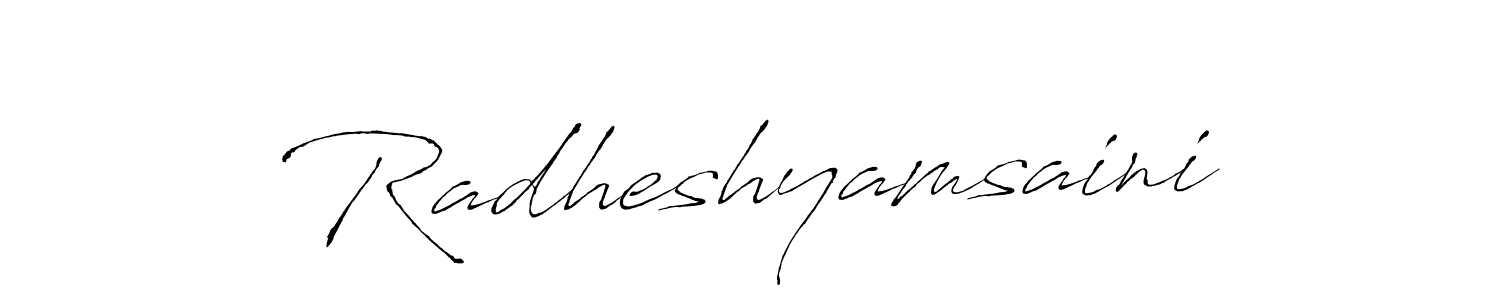 Make a beautiful signature design for name Radheshyamsaini. Use this online signature maker to create a handwritten signature for free. Radheshyamsaini signature style 6 images and pictures png