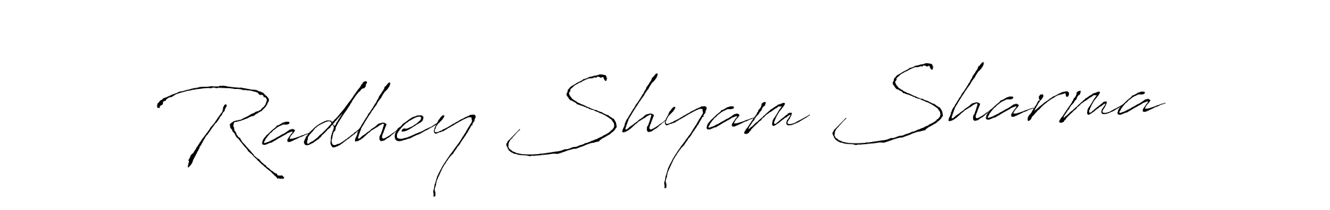 Also You can easily find your signature by using the search form. We will create Radhey Shyam Sharma name handwritten signature images for you free of cost using Antro_Vectra sign style. Radhey Shyam Sharma signature style 6 images and pictures png
