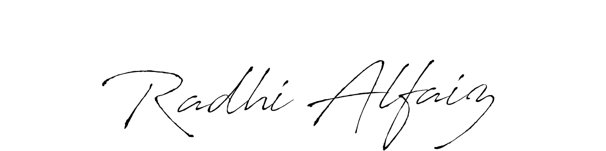 Similarly Antro_Vectra is the best handwritten signature design. Signature creator online .You can use it as an online autograph creator for name Radhi Alfaiz. Radhi Alfaiz signature style 6 images and pictures png