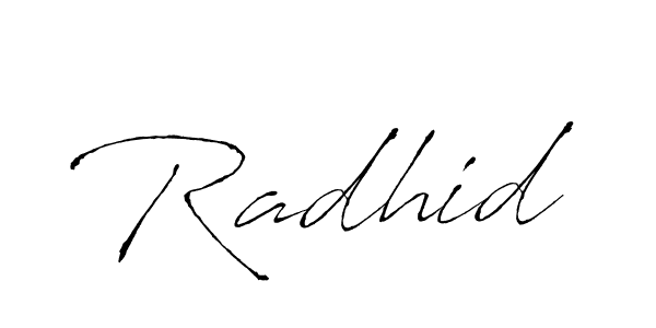 Here are the top 10 professional signature styles for the name Radhid. These are the best autograph styles you can use for your name. Radhid signature style 6 images and pictures png