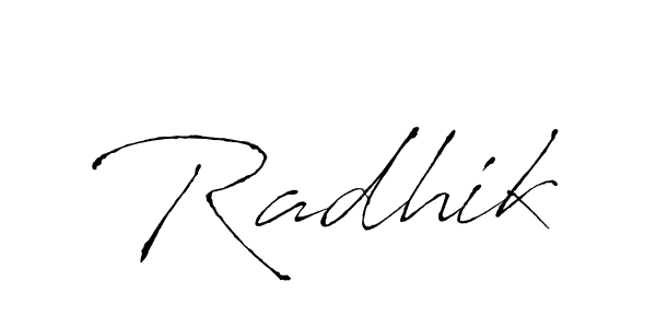 Similarly Antro_Vectra is the best handwritten signature design. Signature creator online .You can use it as an online autograph creator for name Radhik. Radhik signature style 6 images and pictures png