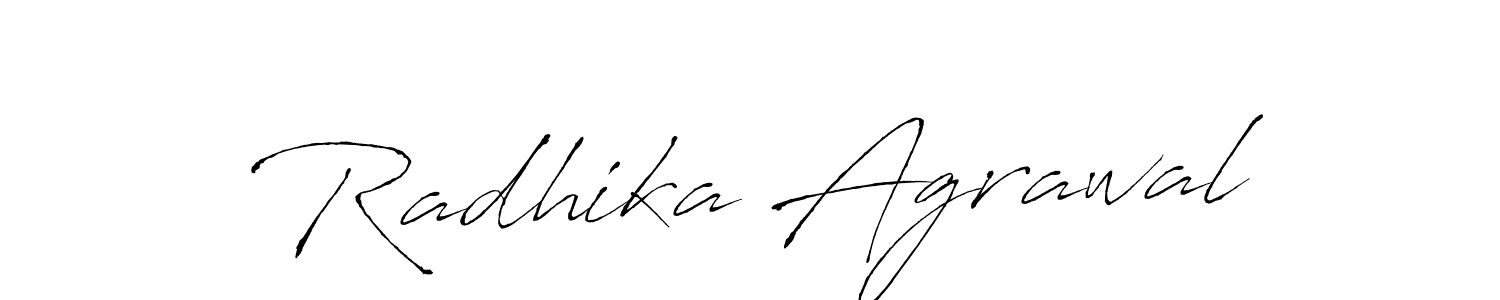 Use a signature maker to create a handwritten signature online. With this signature software, you can design (Antro_Vectra) your own signature for name Radhika Agrawal. Radhika Agrawal signature style 6 images and pictures png
