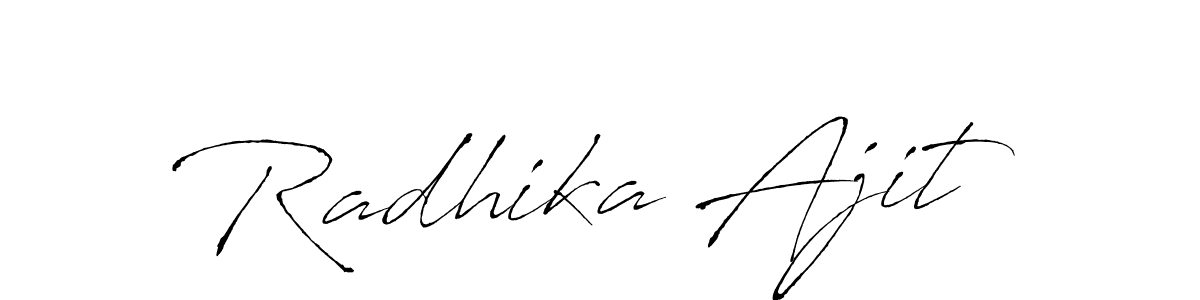 You can use this online signature creator to create a handwritten signature for the name Radhika Ajit. This is the best online autograph maker. Radhika Ajit signature style 6 images and pictures png