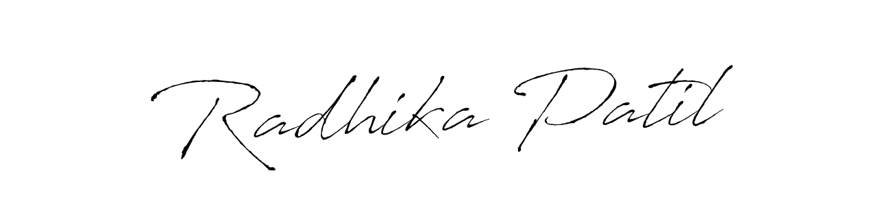 Make a beautiful signature design for name Radhika Patil. With this signature (Antro_Vectra) style, you can create a handwritten signature for free. Radhika Patil signature style 6 images and pictures png