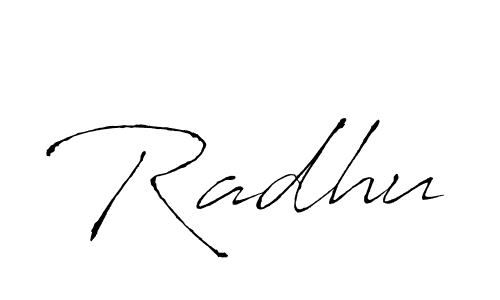 See photos of Radhu official signature by Spectra . Check more albums & portfolios. Read reviews & check more about Antro_Vectra font. Radhu signature style 6 images and pictures png