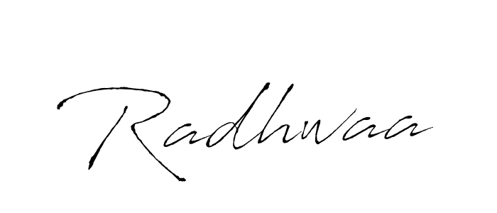 How to make Radhwaa signature? Antro_Vectra is a professional autograph style. Create handwritten signature for Radhwaa name. Radhwaa signature style 6 images and pictures png