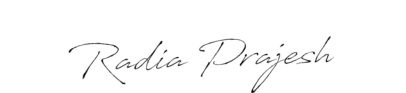 Use a signature maker to create a handwritten signature online. With this signature software, you can design (Antro_Vectra) your own signature for name Radia Prajesh. Radia Prajesh signature style 6 images and pictures png