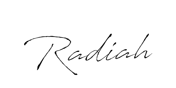 Similarly Antro_Vectra is the best handwritten signature design. Signature creator online .You can use it as an online autograph creator for name Radiah. Radiah signature style 6 images and pictures png