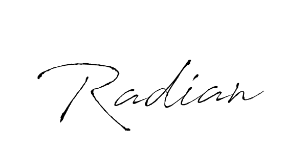 Here are the top 10 professional signature styles for the name Radian. These are the best autograph styles you can use for your name. Radian signature style 6 images and pictures png