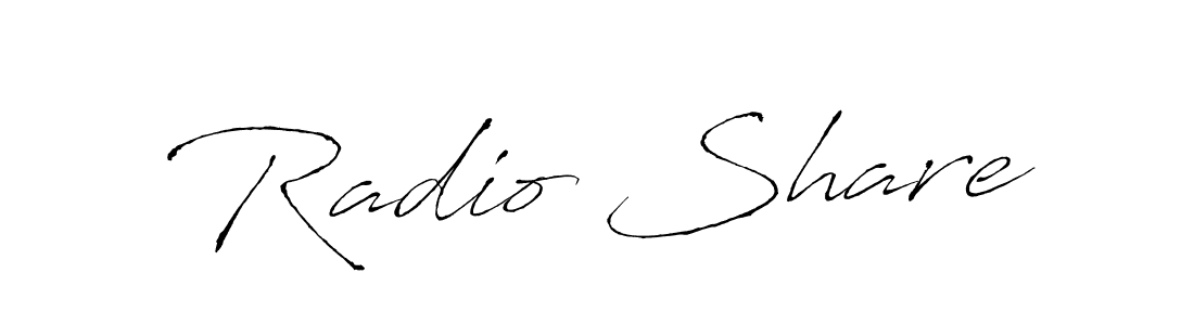 This is the best signature style for the Radio Share name. Also you like these signature font (Antro_Vectra). Mix name signature. Radio Share signature style 6 images and pictures png