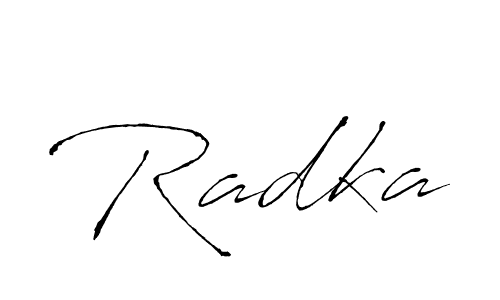 if you are searching for the best signature style for your name Radka. so please give up your signature search. here we have designed multiple signature styles  using Antro_Vectra. Radka signature style 6 images and pictures png