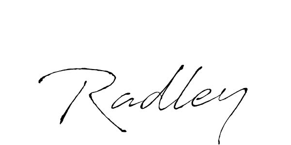 How to make Radley signature? Antro_Vectra is a professional autograph style. Create handwritten signature for Radley name. Radley signature style 6 images and pictures png