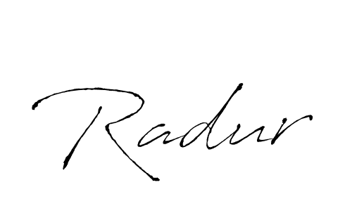 Make a beautiful signature design for name Radur. Use this online signature maker to create a handwritten signature for free. Radur signature style 6 images and pictures png