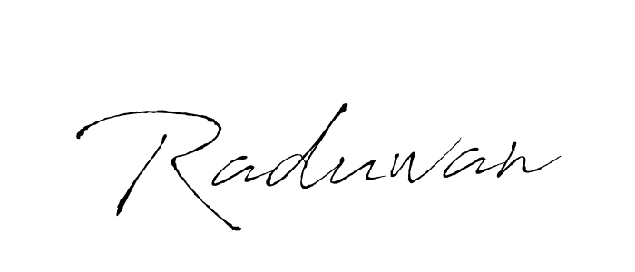 Create a beautiful signature design for name Raduwan. With this signature (Antro_Vectra) fonts, you can make a handwritten signature for free. Raduwan signature style 6 images and pictures png