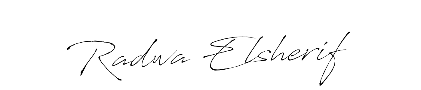 Also we have Radwa Elsherif name is the best signature style. Create professional handwritten signature collection using Antro_Vectra autograph style. Radwa Elsherif signature style 6 images and pictures png