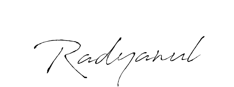 Make a beautiful signature design for name Radyanul. Use this online signature maker to create a handwritten signature for free. Radyanul signature style 6 images and pictures png