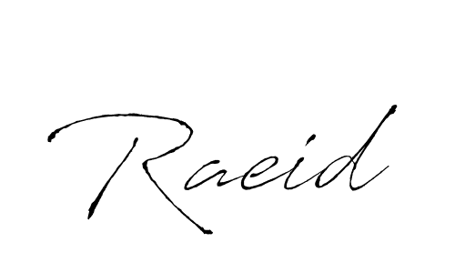 Create a beautiful signature design for name Raeid. With this signature (Antro_Vectra) fonts, you can make a handwritten signature for free. Raeid signature style 6 images and pictures png