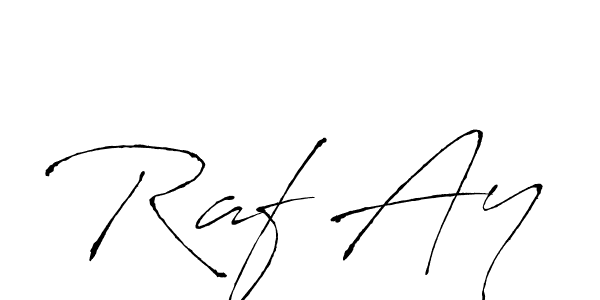 Design your own signature with our free online signature maker. With this signature software, you can create a handwritten (Antro_Vectra) signature for name Raf Ay. Raf Ay signature style 6 images and pictures png