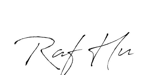 Also You can easily find your signature by using the search form. We will create Raf Hu name handwritten signature images for you free of cost using Antro_Vectra sign style. Raf Hu signature style 6 images and pictures png